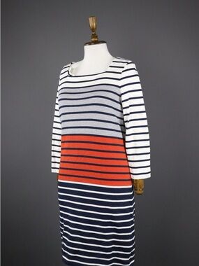 Barbour Multicour Beacon Brand Striped Pembrey Sweater Dress EU 40 UK 14 US 10